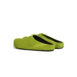 Marni Long hair Calfskin Fussbett Sabot Green SBMR000600P412200V07 - Image 4