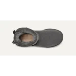 UGG Mini Bailey Bow II Boot Grey Women's - Image 6