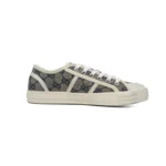 Gucci canvas shoes shell gray - Image 3
