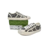 Gucci canvas shoes shell gray - Image 5