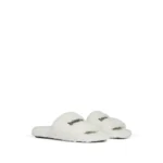 Balenciaga Furry Slides White - Image 2