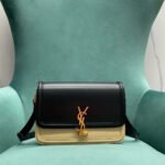SOLFERINO MEDIUM SATCHEL IN BOX SAINT LAURENT LEATHER - Image 6