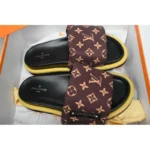 PK God Batch LOUIS VUITTON Pool Pillow Comfort Brown Black Label - Image 4