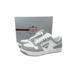 PK God Batch Prada Downtown Low Sneakers Grey White - Image 5