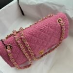 Chanel Tweed Medium Classic Flap Bag - Image 2